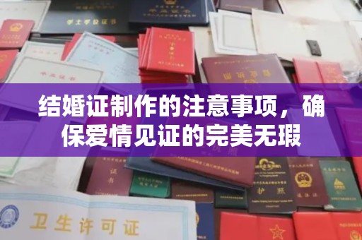 薛城结婚证制作的注意事项，确保爱情见证的完美无瑕