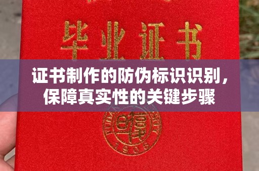 薛城证书制作的防伪标识识别，保障真实性的关键步骤