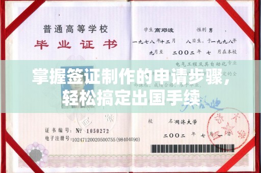 薛城掌握签证制作的申请步骤，轻松搞定出国手续