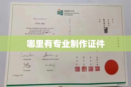 薛城哪里有专业制作证件